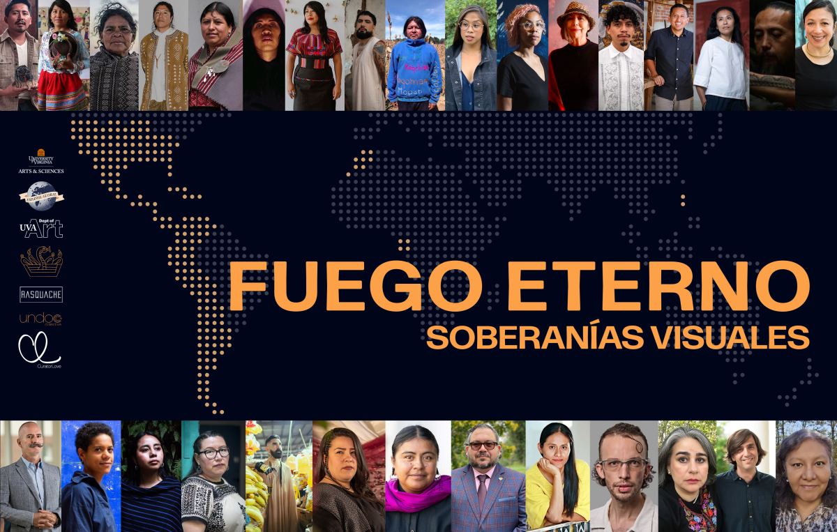 Fuego Eternal Poster with headshots of artists